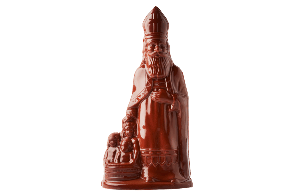 Belgische Chocolade sint figuur melk 30cm